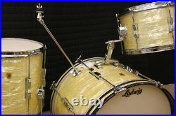 Vintage Ludwig Club Date Kit 1966 20/12/14 Downbeat + Pioneer Snare Drum WMP Set