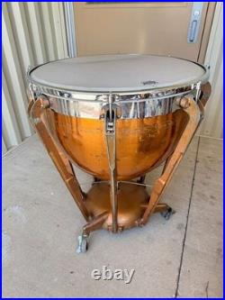 Vintage Ludwig Copper Timpani Kettle Drums Set of 4 Orchestral Percussion