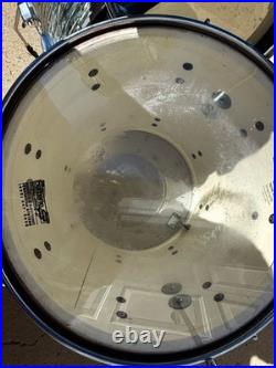 Vintage Ludwig Drums 1965 Ringo Starr Bass Rack Floor Tom Blue/Black Oyster