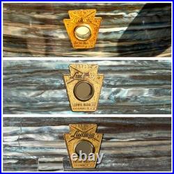 Vintage Ludwig Drums 1965 Ringo Starr Bass Rack Floor Tom Blue/Black Oyster