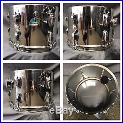 Vintage Ludwig Stainless Steel 9x13, 10x14, 16x16, 14x22 Drum Set