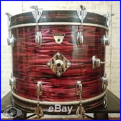 Vintage Ludwig Standard drum set 13-16-22 with 5x14 jazzfest wood snare & hardware