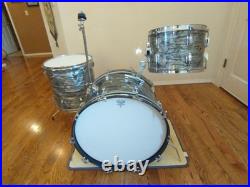 Vintage Ludwig Super Classic Drum Kit, Sky Blue Pearl, Keystone Mid 60s