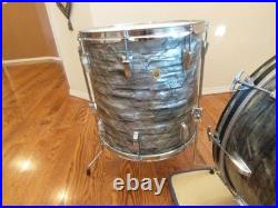 Vintage Ludwig Super Classic Drum Kit, Sky Blue Pearl, Keystone Mid 60s