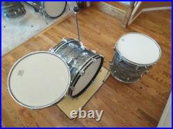 Vintage Ludwig Super Classic Drum Kit, Sky Blue Pearl, Keystone Mid 60s