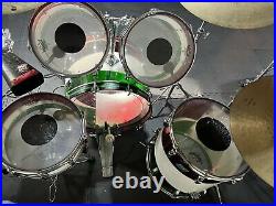 Vintage Ludwig Vistalite drum set Pattern D