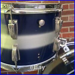 Vintage Ludwig WFL Super Classic Drums Drum Set Blue Silver Duco Pioneer Snare