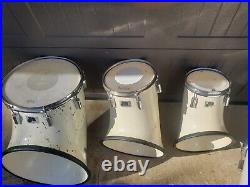 Vintage North Curved Drum set, 4 piece