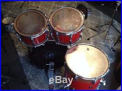 Vintage Premier 4 piece Soundwave Drum Set Kit. Die cast hoops. Late 70's. Rare