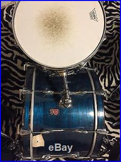 Vintage Premier B303 drumset 24,14,16 RARE! Aqua Shimmer. Keith Moon