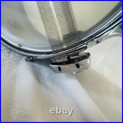 Vintage Premier Chrome Snare Drum 14 X 5 8 Lug Made in England With Ludwig Case