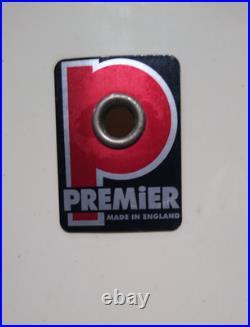 Vintage Premier Drum Kit White/Cream 1990s Made In England