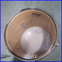 Vintage Premier Drum Kit White/Cream 1990s Made In England