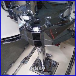 Vintage Premier Drum Kit White/Cream 1990s Made In England Vintage Premier Drum Kit White/Cream 1990s Made In England