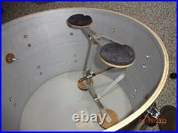Vintage Rare Original 1958 Gretsch Drum Set Anniversary Sparkle Round Badge