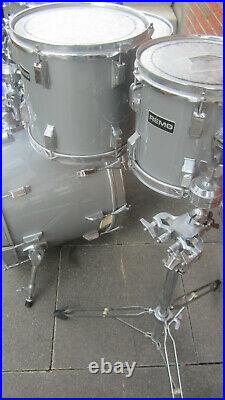Vintage Remo Quadura Acousticon Schlagzeug Drumset 22 10 12 13 16