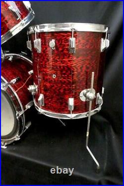 Vintage Rogers 4 Piece Drum Kit 22x14, 16x16 12x8, 12x8