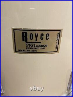 Vintage Royce Procussion Bass Tom Drum Set with PDP Pedal