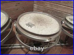 Vintage Set Remo Roto Tom drums Sizes Are 6 8 And 10 Drums