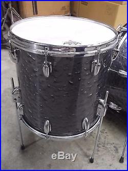 Vintage Slingerland 1960-61, 3 Ply 4 Piece Drum set 20,12, 14, Matching Snare