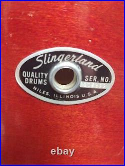 Vintage Slingerland 4 piece Drum Set