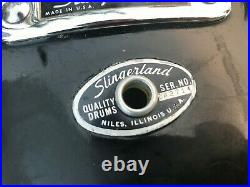 Vintage Slingerland 70's 3 Ply Maple with RERINGS Avante Drum Set 24,12,13,18