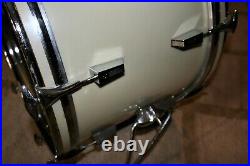 Vintage Sonor Champion Drum Kit 1974 12 13 16 22. Metallic Silver set. Beech