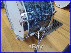 Vintage Sonor Champion Drum Set Rare Tri-Tom Shell Pack 22 12 13 14 16