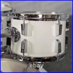Vintage Sonor Phonic Centennial 4pc Drum Set White Wrap Good
