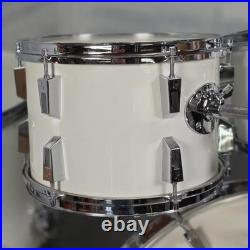 Vintage Sonor Phonic Centennial 4pc Drum Set White Wrap Good
