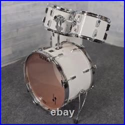 Vintage Sonor Phonic Centennial 4pc Drum Set White Wrap Good