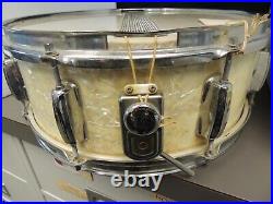 Vintage Star Snare Drum 6 x14 1/2 Mother of Pearl (40820 closet oy)