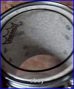 Vintage TAMA Swingstar 7-piece Drum Set with Hardware and Throne Remo Black EUC