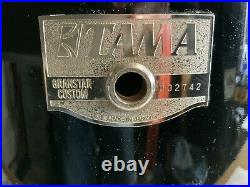 Vintage Tama Granstar Custom Piano Black Birch Drum Set MIJ