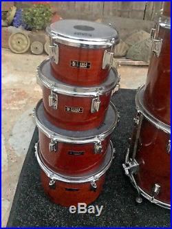 Vintage Tama Superstar 8pc Concert Tom Drum Set kit