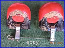 Vintage Temple Blocks Set of Five with Mounting Hardware