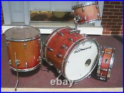 Vintage U. S. MERCURY Drum Set! Made In Japan! 4pc. Matching Snare! MIJ, 60's