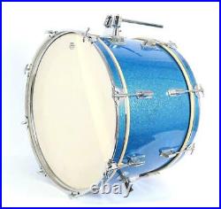 Vintage US Mercury Blue Sparkle 5pc. Drum Set 22/16/13/12/14 Drums
