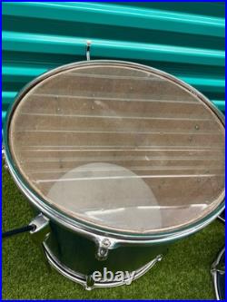Vintage Whitehall Drum Set 20/12/13/16 Made In Japan -Blue Sparkle