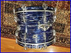 Vintage Yamaha Drum Set 60s Blue Willow Jazz Kit RARE
