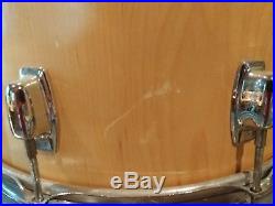 Vintage ludwig Rocker drum set natural maple finish