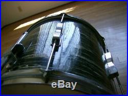 Vintage original mid-1960s Ludwig Club Date Black Oyster Drum Set Kit, Ringo