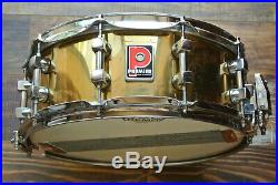 WEIGHS 10 lbs 10 oz! PREMIER 2025 SIGNIA BRASS SNARE DRUM for YOUR DRUM SET Z445