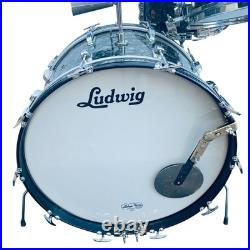 WFL Drum Set 1957 Barrett Deems Porto-Pak Model Black Diamond, 22, 12, 13 WFL Drum Set 1957 Barrett Deems Porto-Pak Model Black Diamond, 22, 12, 13