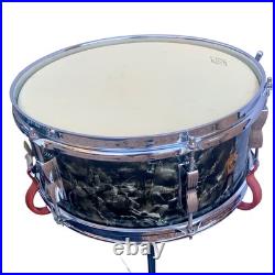 WFL Drum Set 1957 Barrett Deems Porto-Pak Model Black Diamond, 22, 12, 13 WFL Drum Set 1957 Barrett Deems Porto-Pak Model Black Diamond, 22, 12, 13
