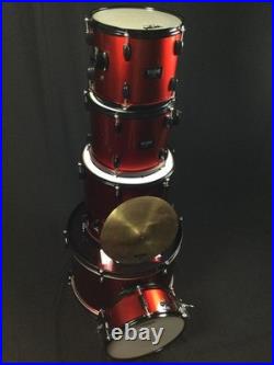 WJM 5-Piece Drumset Red