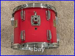 Yamaha 12 Power V Tom Candy Apple Red Drum Set Drums Drumset