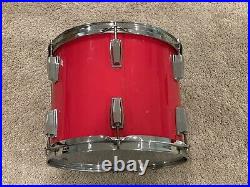 Yamaha 12 Power V Tom Candy Apple Red Drum Set Drums Drumset