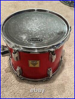 Yamaha 12 Power V Tom Candy Apple Red Drum Set Drums Drumset