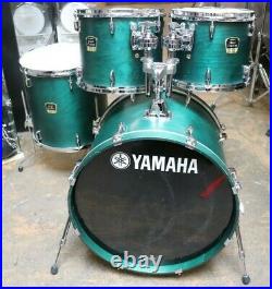 Yamaha 4pc Stage Custom Drum Set Matte Green